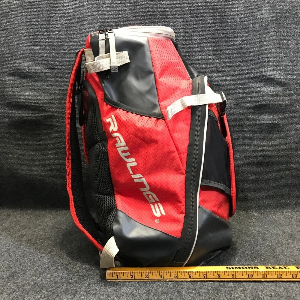 Rawlings BBBR25 Dual Batpack Baseball‎ / Softball Gear Bag Backpack Travel Bag